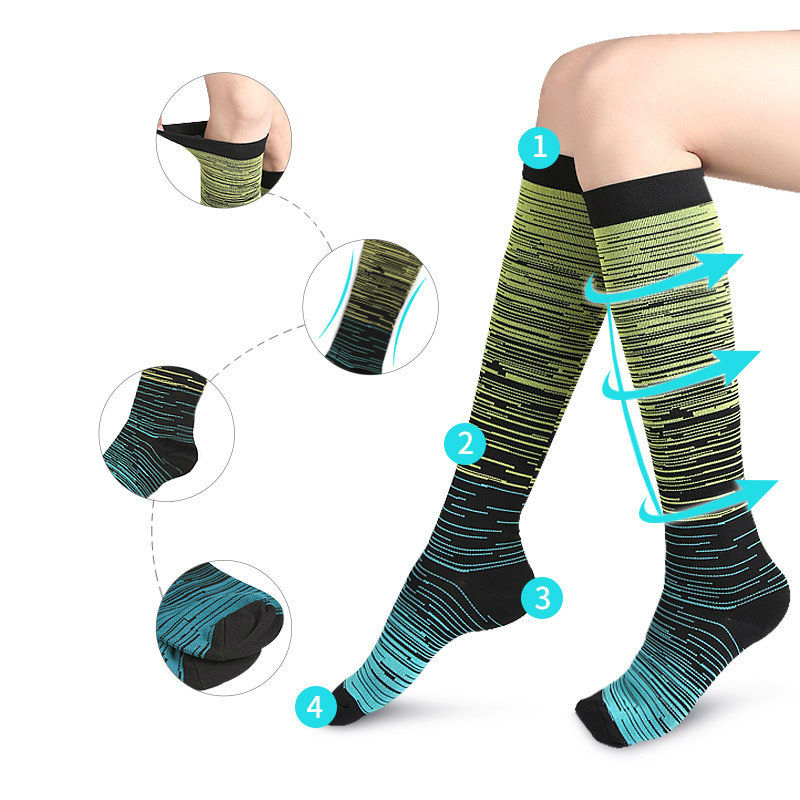 Knee high compression sports socks 2-pairs - Image 8