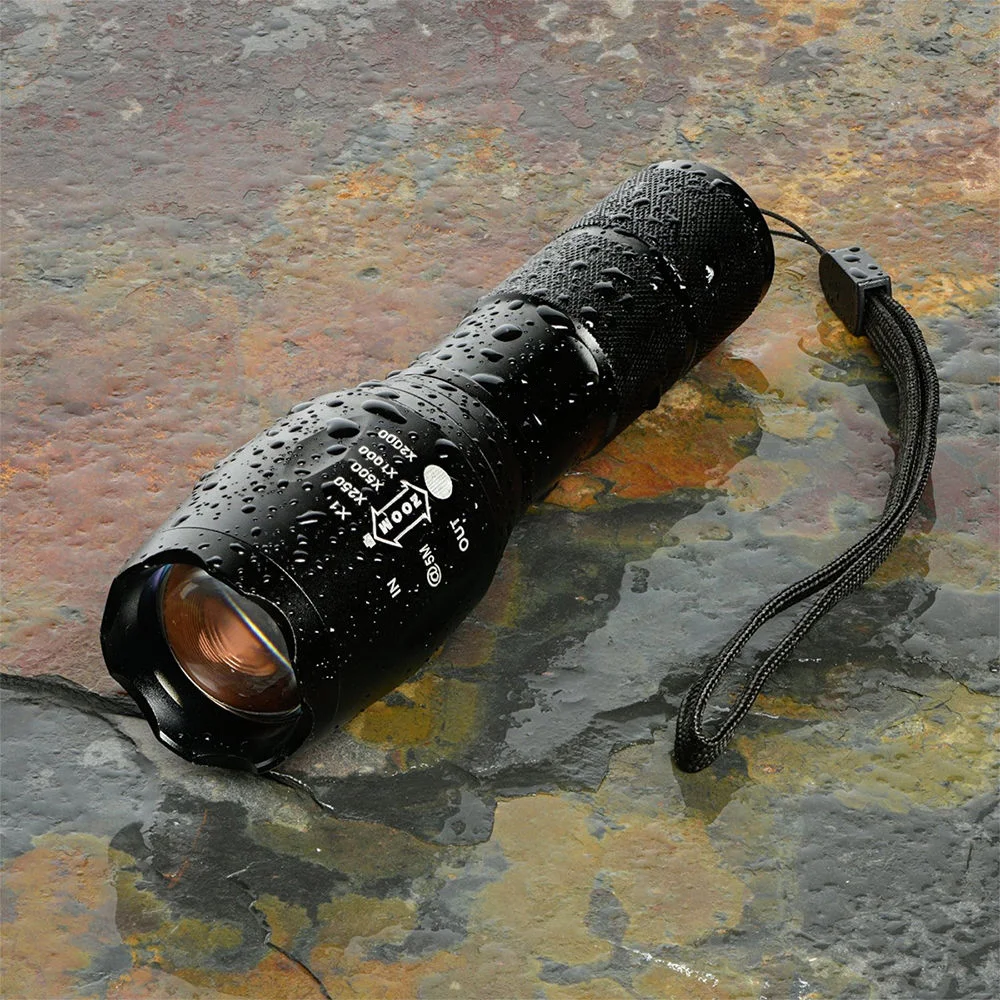T6 tactical adjustable-focus LED flashlight - Image 6