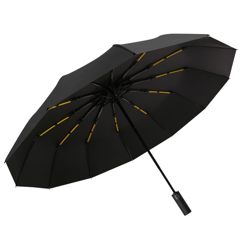 Windproof automatic folding umbrella