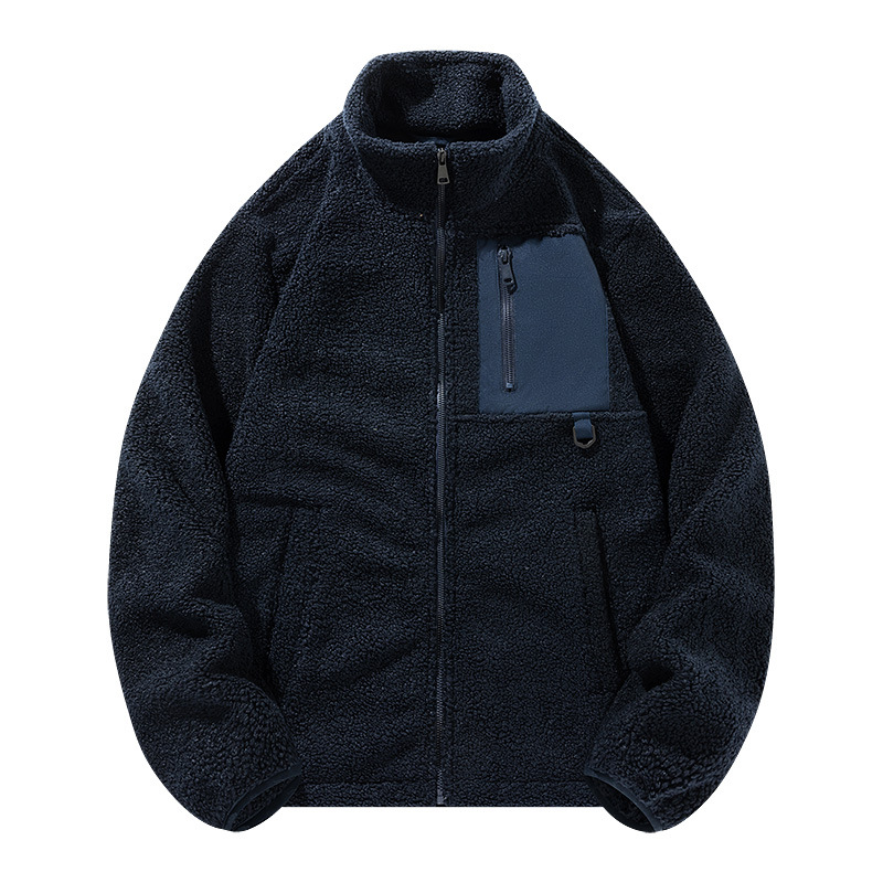 Teddy fleece stand up collar outdoor women's jacket - Image 23