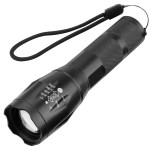 T6 tactical adjustable-focus LED flashlight