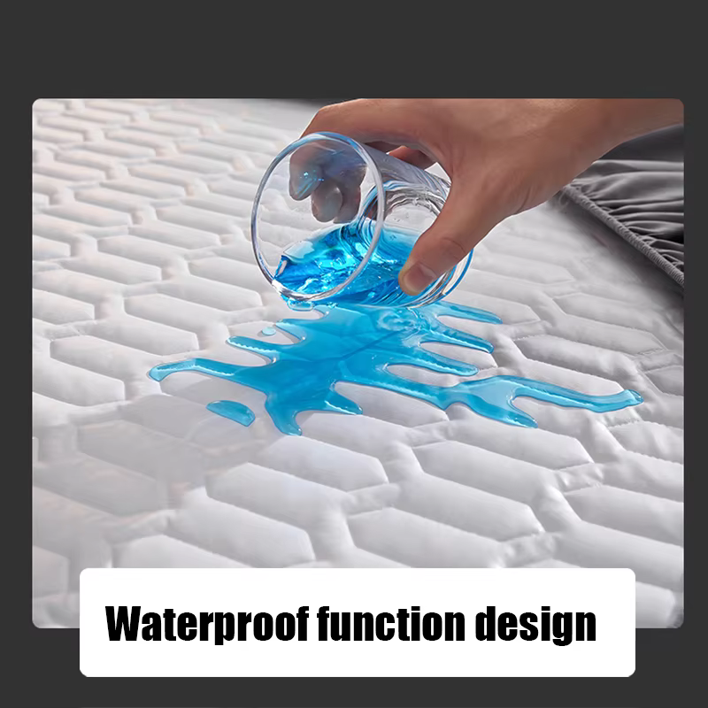 Quilted water-resistant fitted mattress protector - Image 10