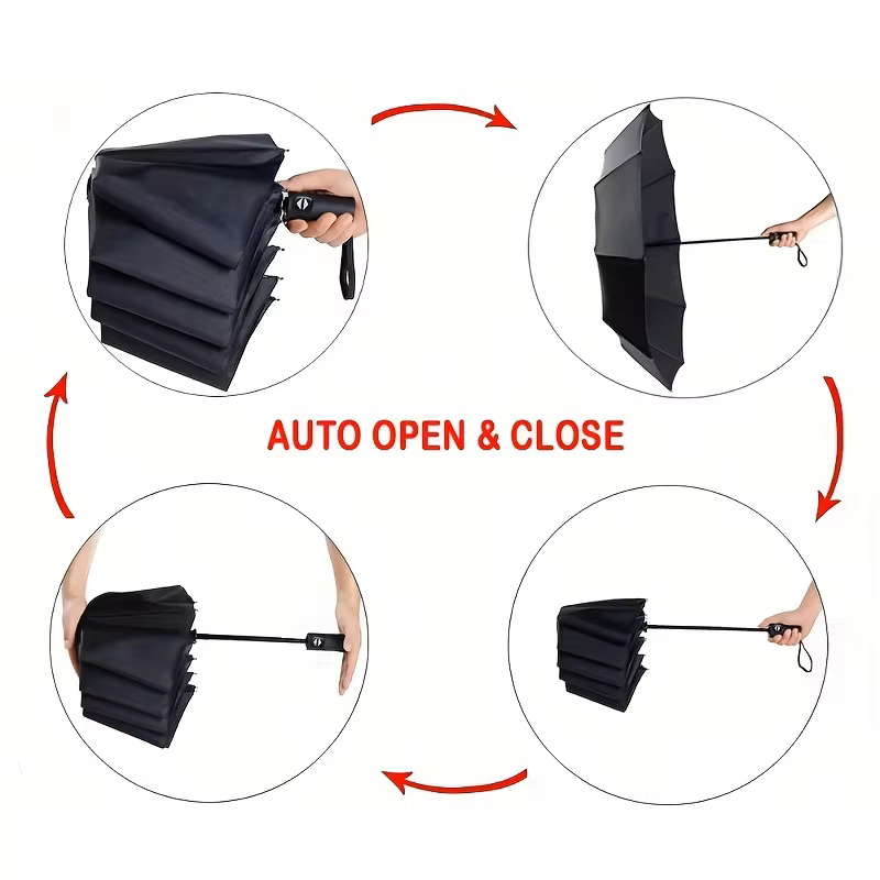 Windproof automatic folding umbrella - Image 13