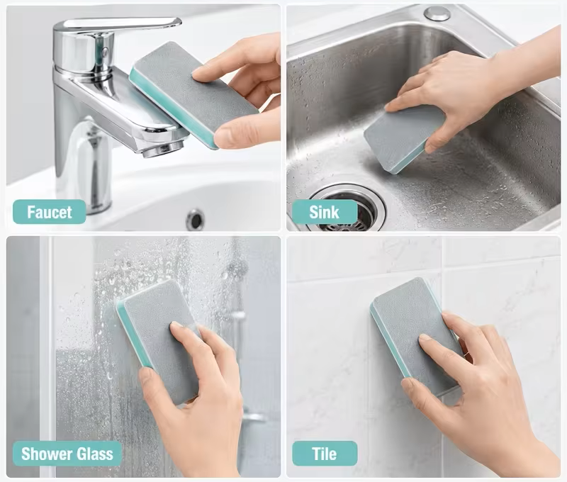 Double-sided limescale and water stain remover sponge - Image 10
