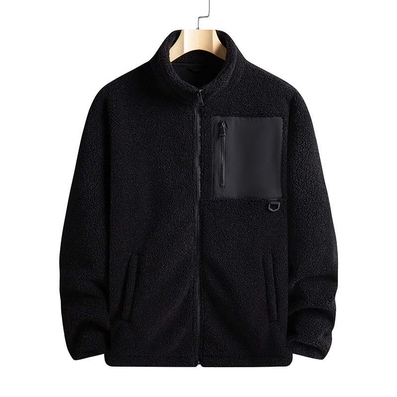 Teddy fleece stand up collar outdoor women's jacket - Image 2