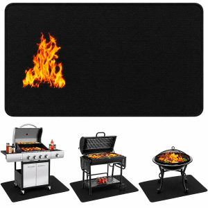 Heat-resistant double-sided fiberglass mat