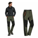 Warm outdoor men's hiking trousers