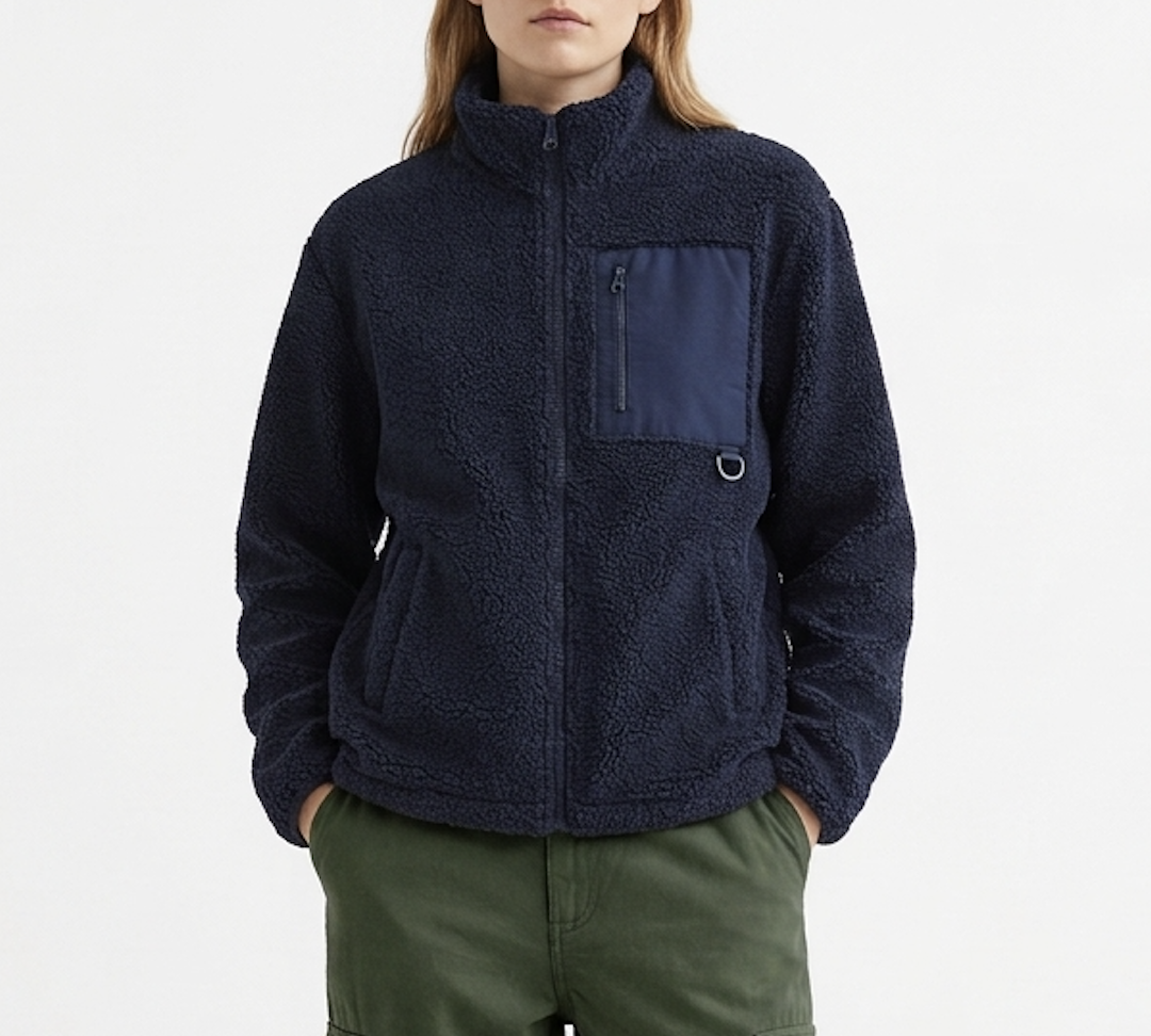 Teddy fleece stand up collar outdoor women's jacket - Image 21