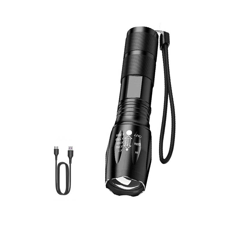 T6 tactical adjustable-focus LED flashlight - Image 3