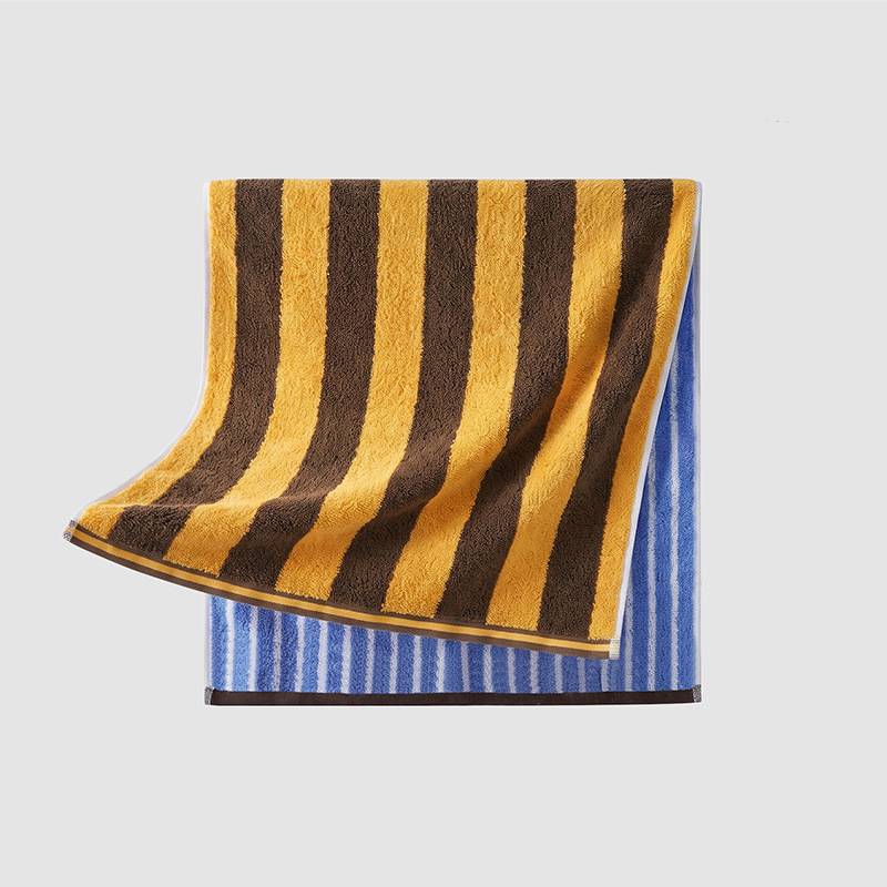 100% cotton striped bathroom towel - Image 6